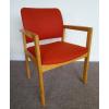 Danish Oak Carver in orange wool